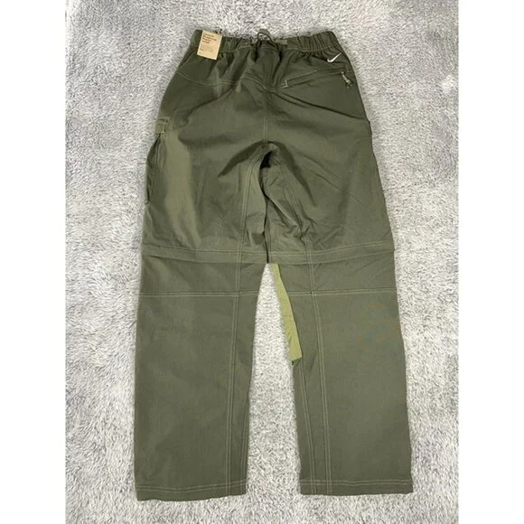 Nike ACG Smith Summit Convertible Cargo Pants SZ Small TALL Men Olive FN0428-355